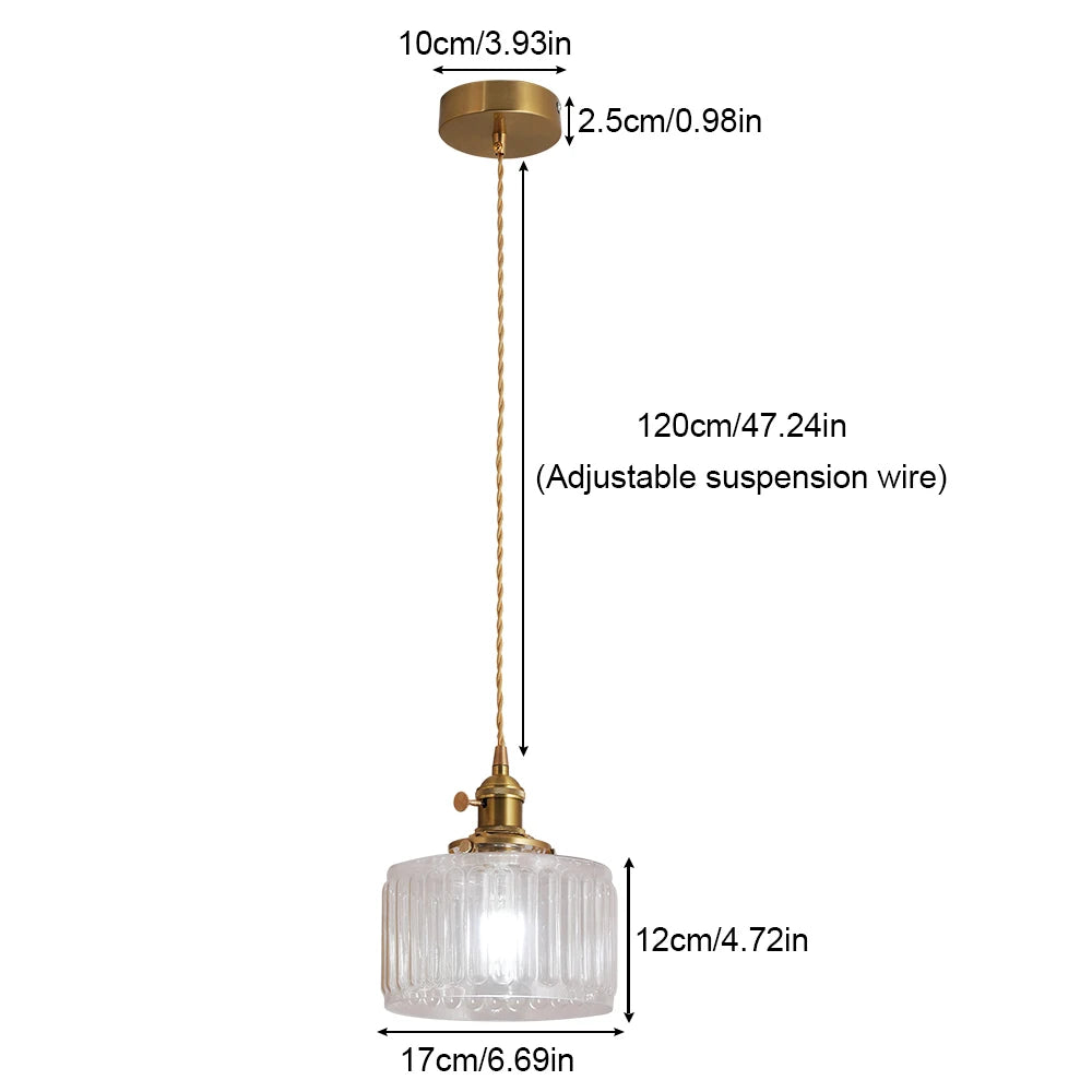 VETRULUS Crystal Pendant Light Chandelier Modern Hanging Lamp