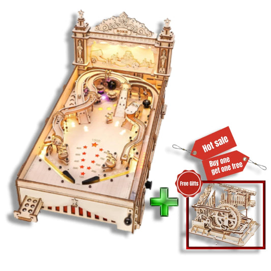 Robotime ROKR 3D Pinball Machine Kit EG01 Wooden Puzzle Game