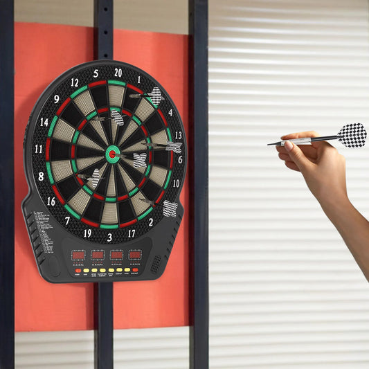 Electronic Dart Board With 6 Darts And 27 Game Modes