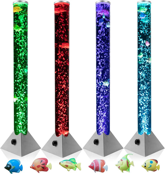 XMSJ Sensory Bubble Floor Lamp Multi LED Night Light