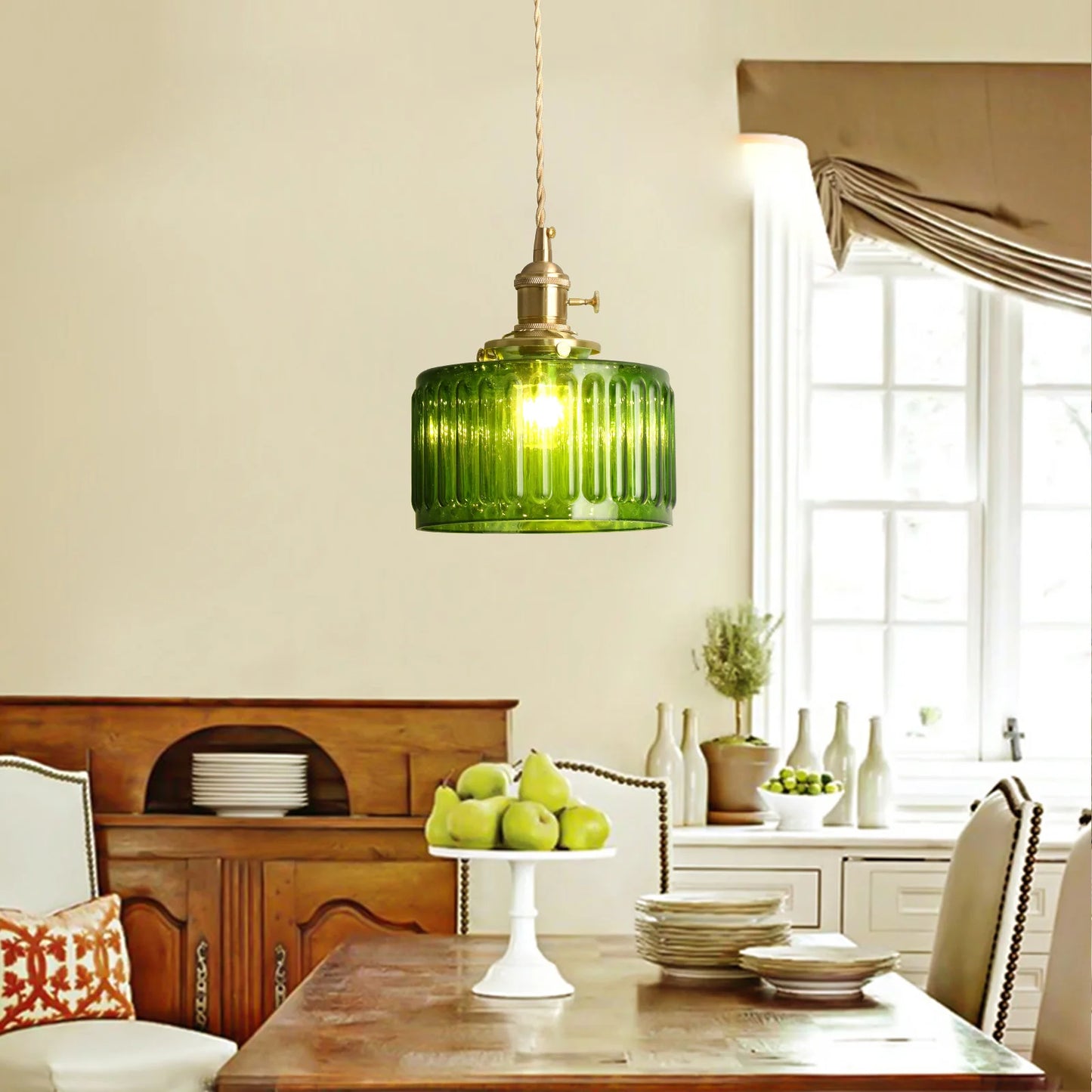 VETRULUS Crystal Pendant Light Chandelier Modern Hanging Lamp