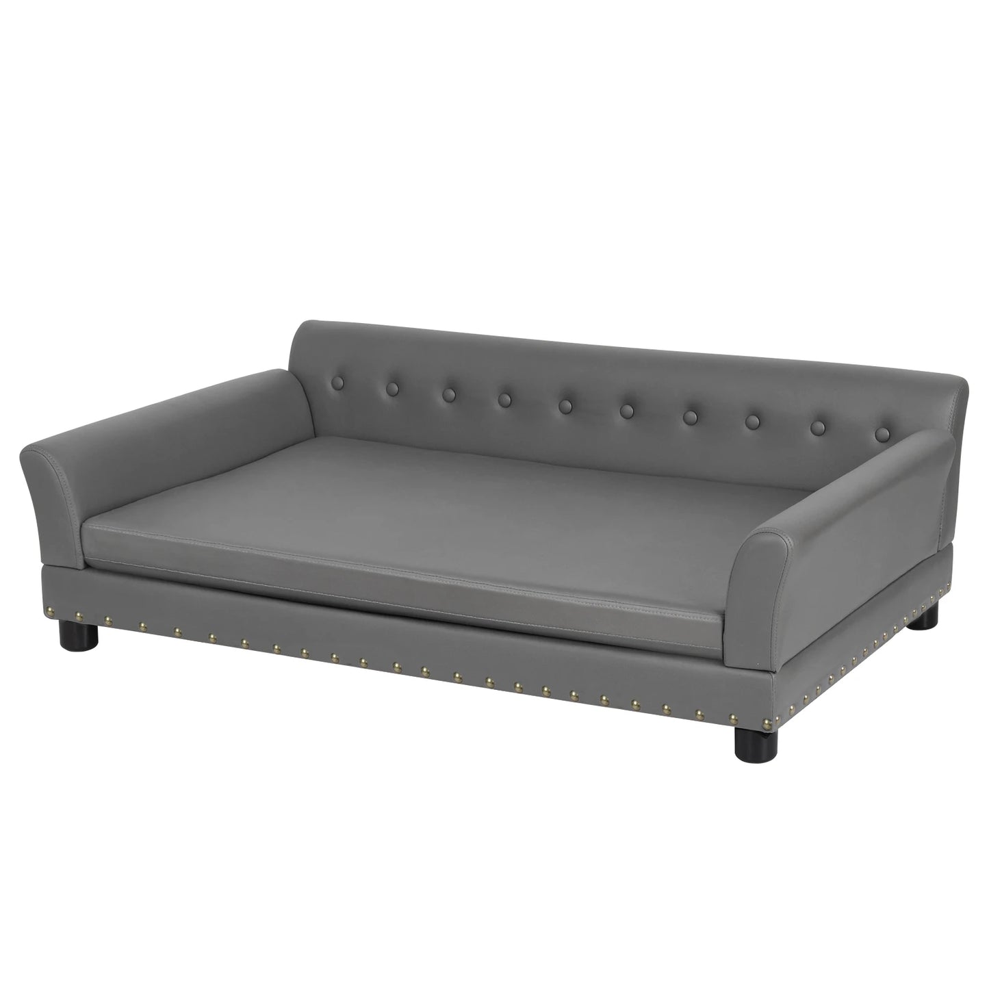Bingopaw Elevated Rectangle Pet Bed for Dogs Durable Sofa Bed